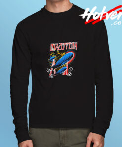 Led Zeppelin Airship Forever Vintage Long Sleeve T shirt