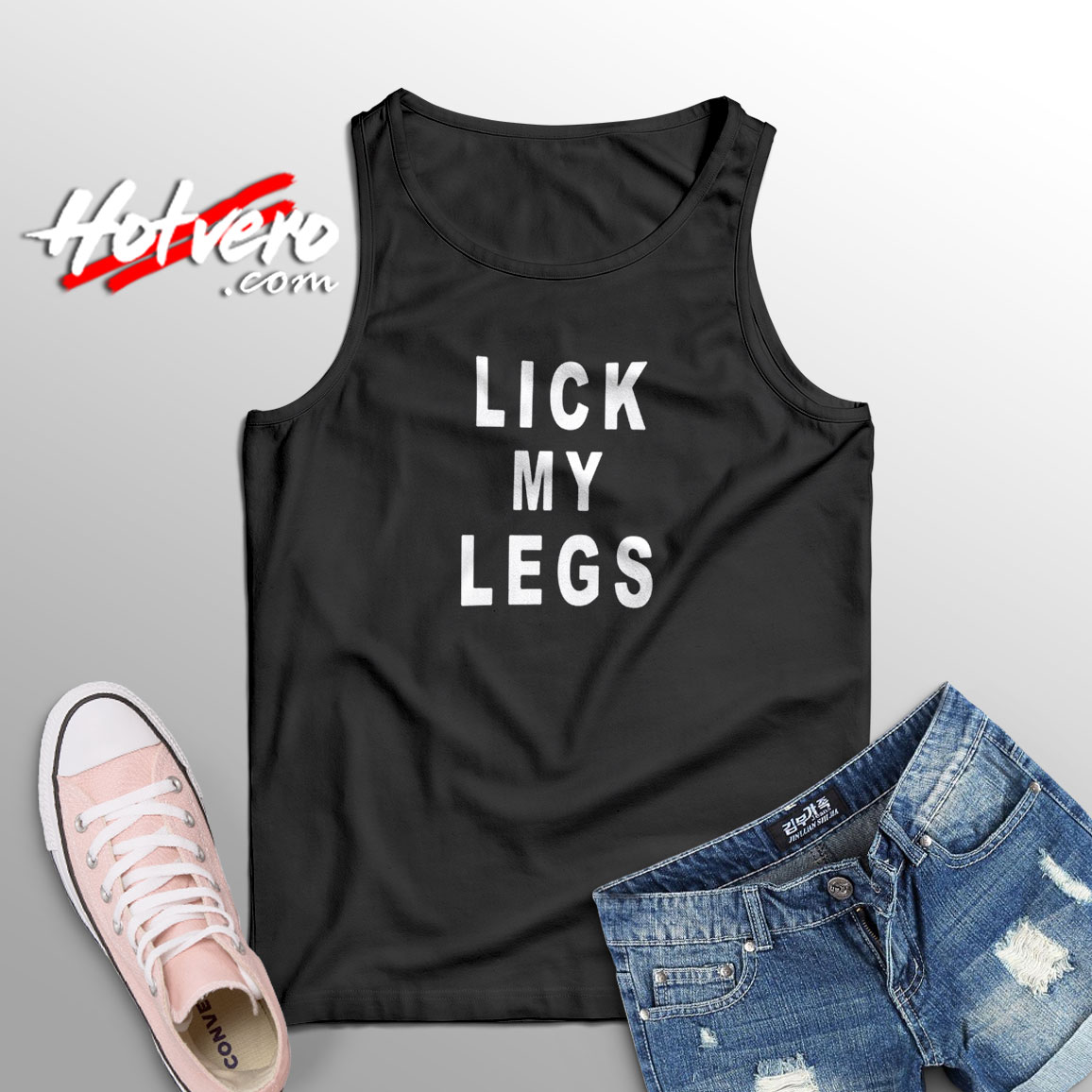 Lick My Legs Aesthetic Sleeveless Shirt