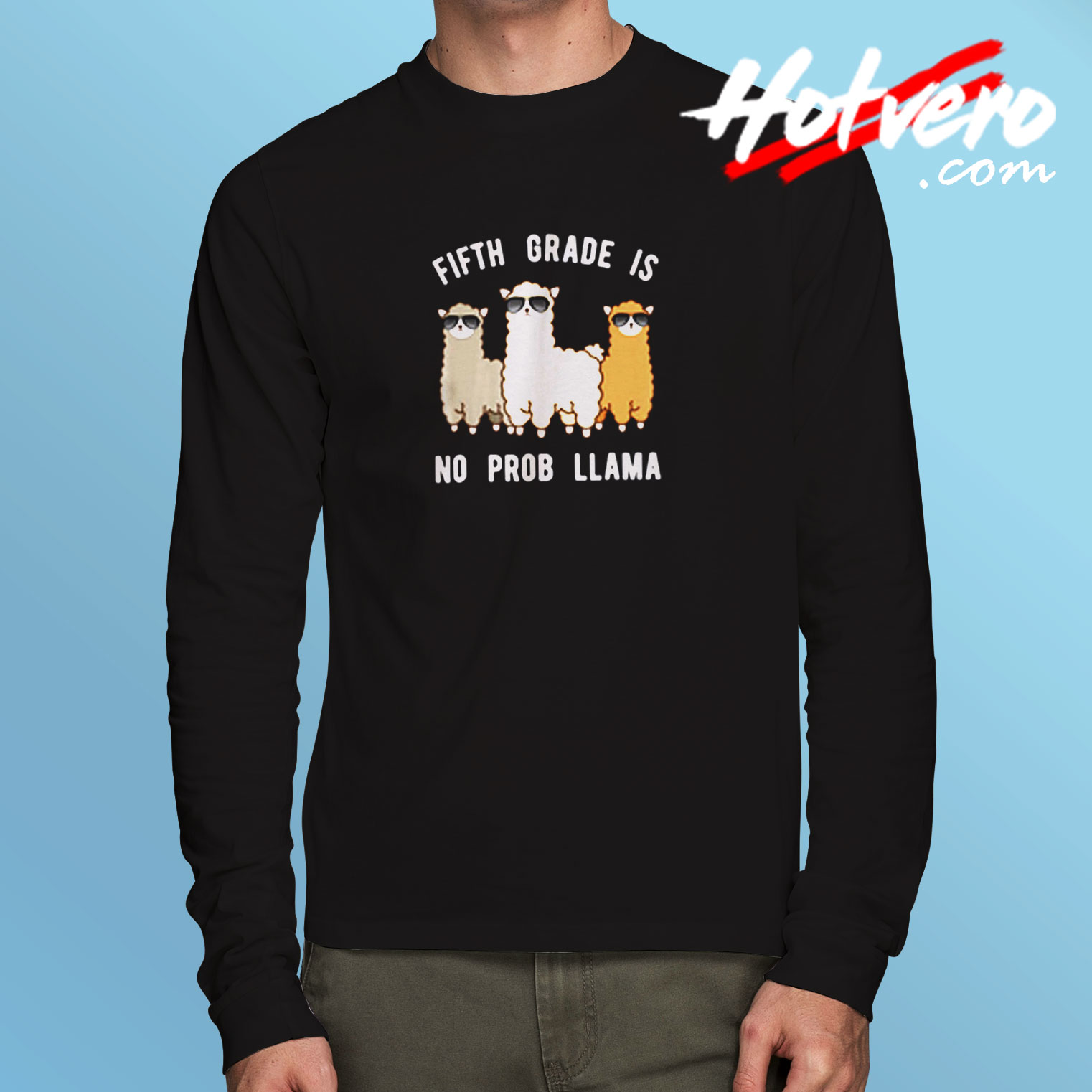 Llama 5th Grade Long Sleeve T shirt
