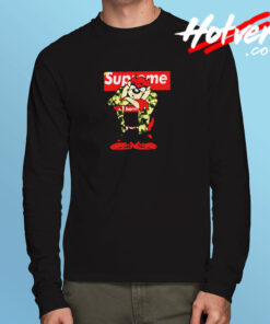 Looney Tunes Taz Supreme Army Jacket Long Sleeve T shirt