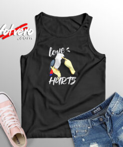 Love Hurts Parrot Aesthetic Sleeveless Shirt