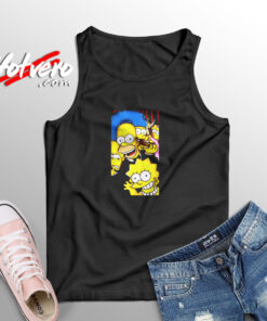 Lovers Movie All Characters The Simpsons Family Aesthetic Sleeveless Shirt