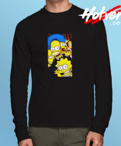 Lovers Movie All Characters The Simpsons Family Long Sleeve T shirt