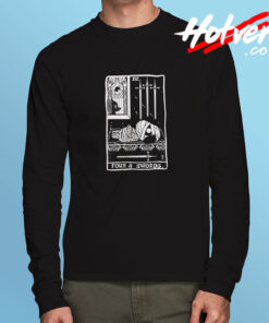 Lucky As Four Of Swords Long Sleeve T shirt