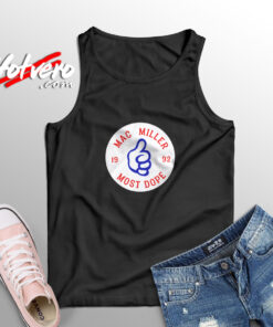 Mac Miller Most Dope Circle Logo Aesthetic Sleeveless Shirt