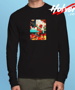 Mac Miller Piano Cartooon Cool Long Sleeve T shirt
