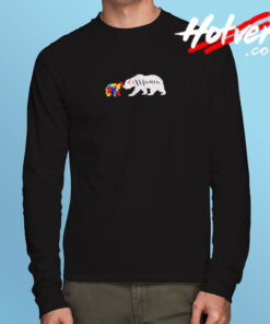 Mama Bear Autism Awareness Long Sleeve T shirt