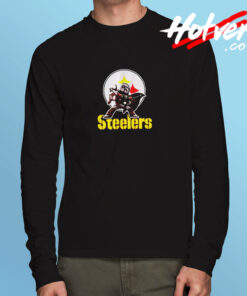 Mandalorian & Yoda Pittsburgh Steelers Long Sleeve T shirt