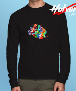 Mario Galaxy Rainbow Long Sleeve T shirt