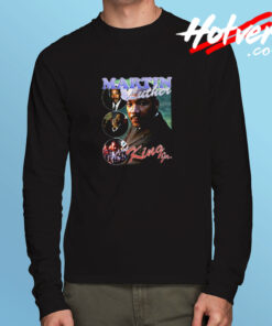 Martin Luther King Bootleg Vintage Style Long Sleeve T shirt