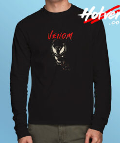 Marvel Venom Airbrush Tongue Long Sleeve T shirt