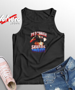 Match Jordan 1 Top 3 Savage Mode 21 Savage Aesthetic Sleeveless Shirt