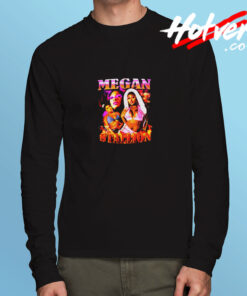 Megan Thee Stallion Vintage Inspired 90's Rap Long Sleeve T shirt