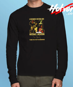 Michael Jackson Portrait 11th Death Anniversary Legends Long Sleeve T shirt