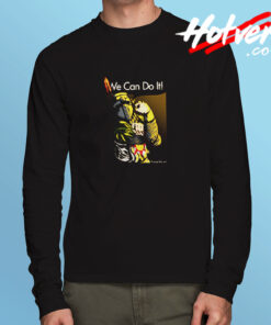 Monty Python Dark Knight We Can Do It Long Sleeve T shirt
