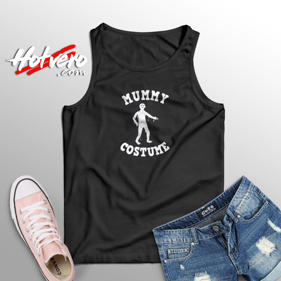 Mummy Costome Aesthetic Sleeveless Shirt