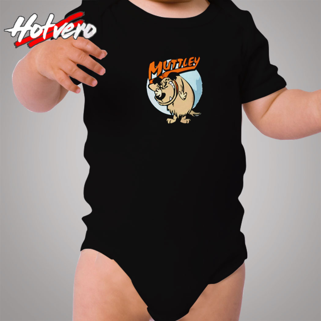 Muttley Sidekick Cartoon Dog Fictional Cozy Baby Onesies