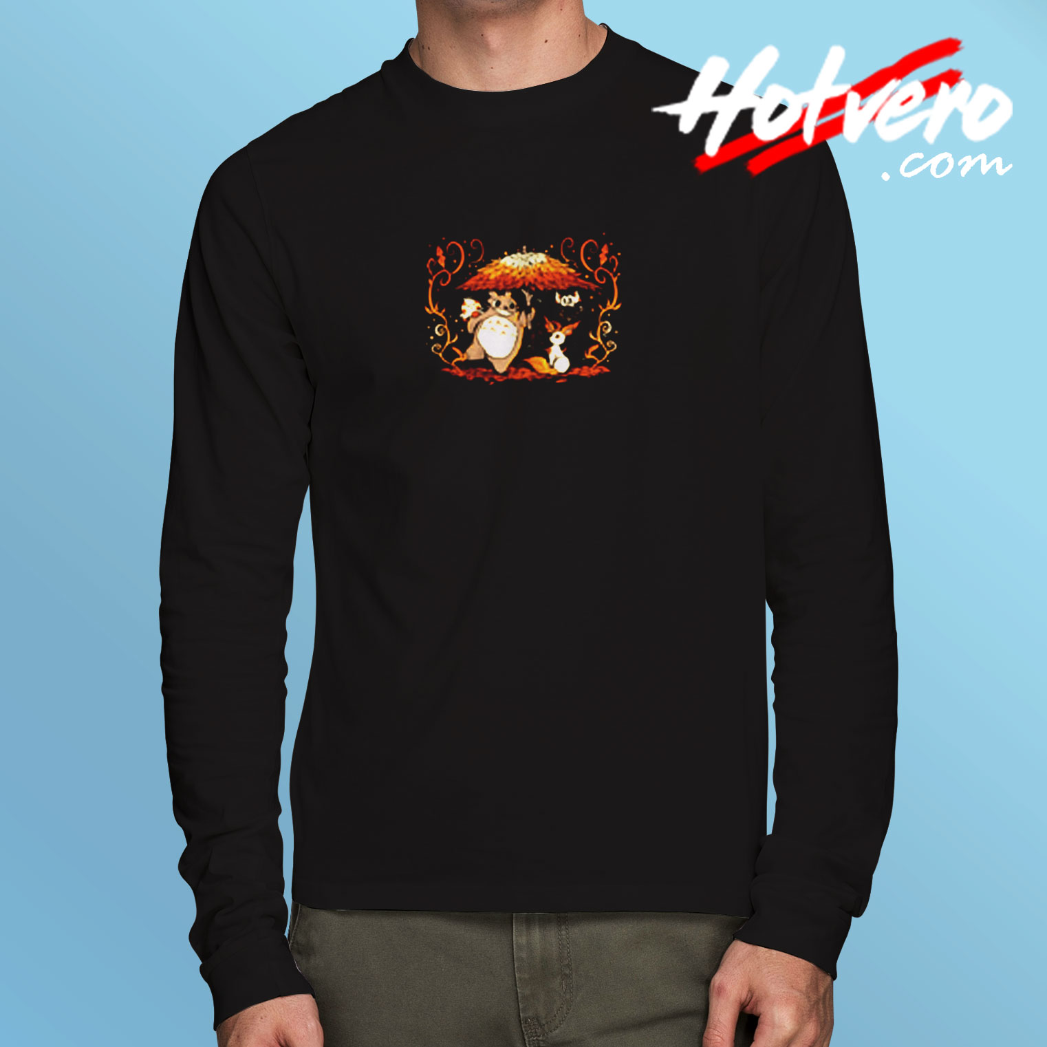 My Neighbor Totoro Ghibli Halloween Long Sleeve T shirt