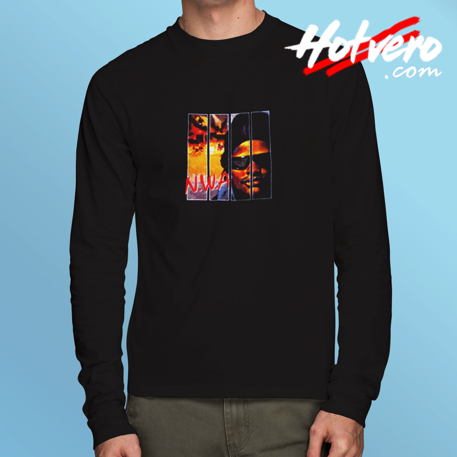 N.W.A. 100 Miles And Runnin Long Sleeve T shirt