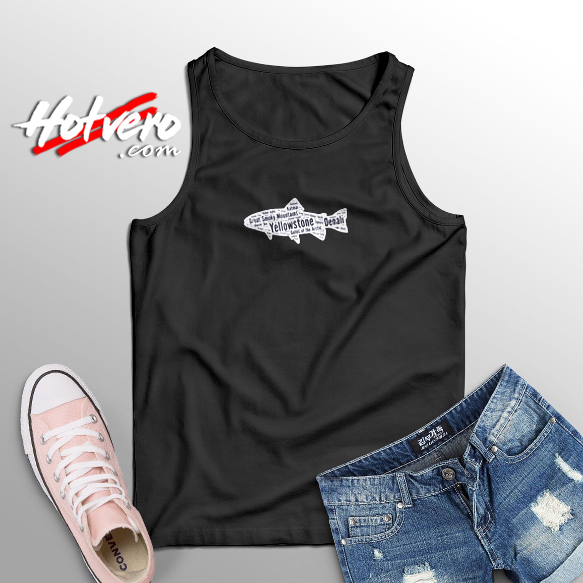 National Park Fish Aesthetic Sleeveless Shirt