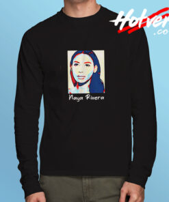 Naya Rivera Art Long Sleeve T shirt