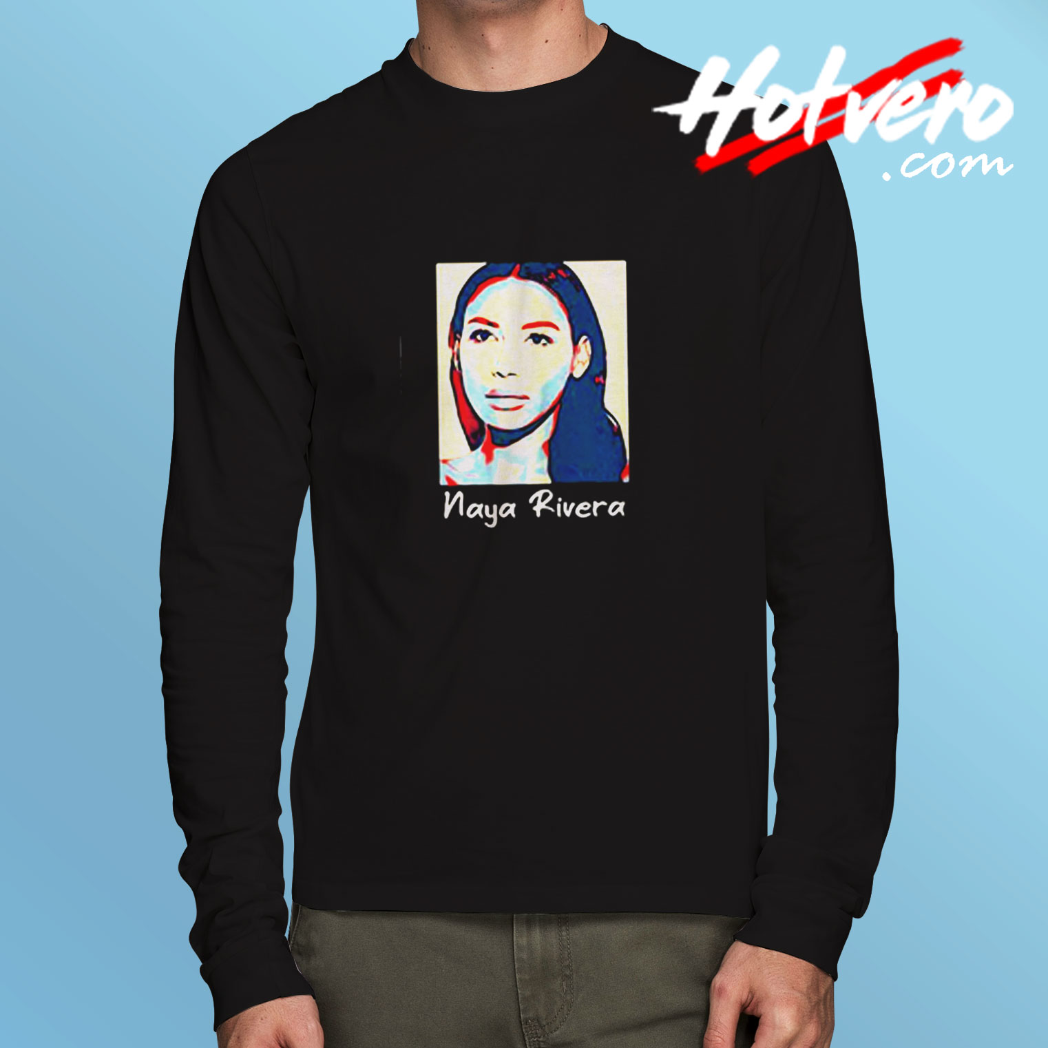 Naya Rivera Art Long Sleeve T shirt