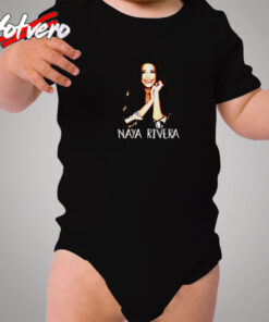 Naya Rivera Vector Art Cozy Baby Onesies