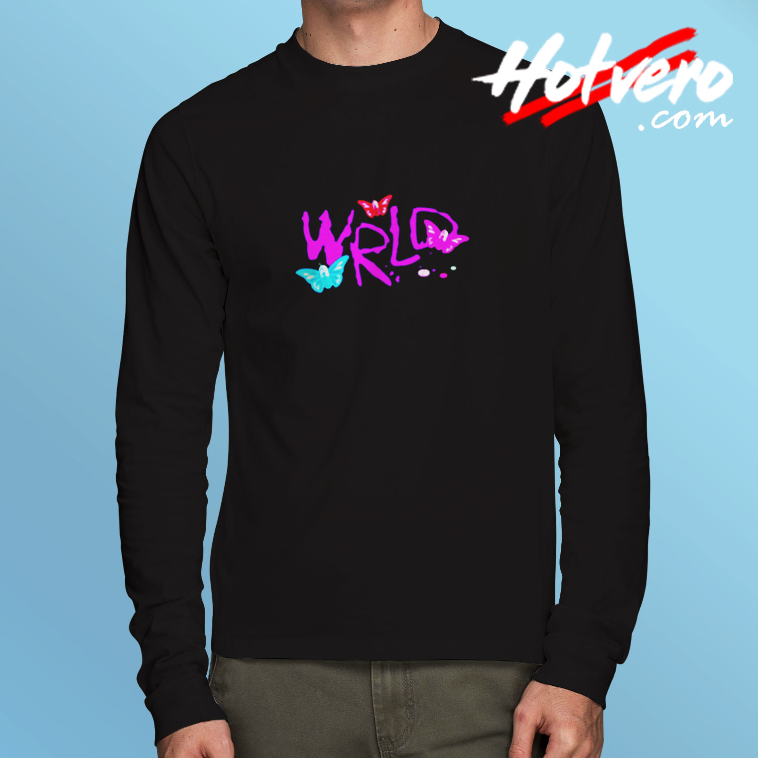 New Juice Wrld Druggerfly Long Sleeve T shirt