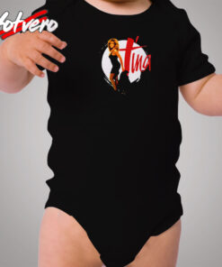 New Singer Tina Turner Vintage Cozy Baby Onesies