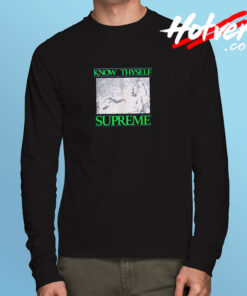 New Supreme Know Thyself Long Sleeve T shirt
