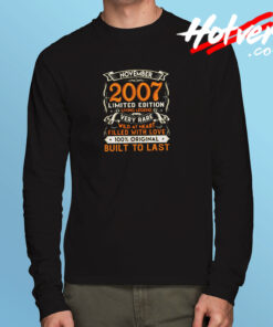 November 2007 Long Sleeve T shirt