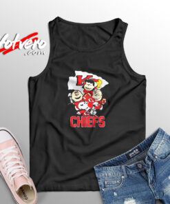 Official Kansas City Chiefs Peanuts Aesthetic Sleeveless Shirt