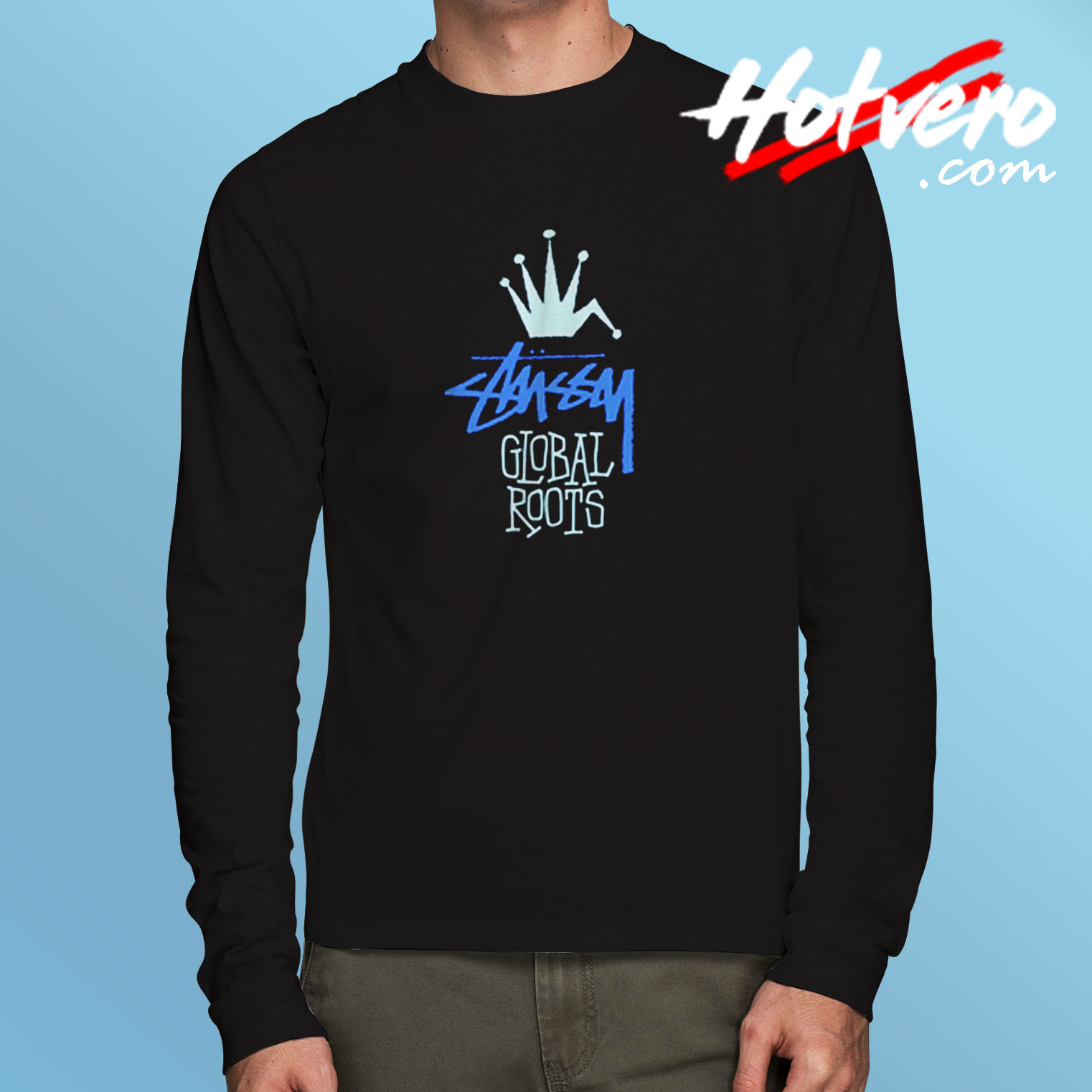 Official Stussy Global Roots Long Sleeve T shirt