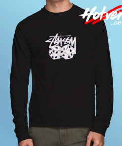 Official Stussy Pair Of Dice Long Sleeve T shirt