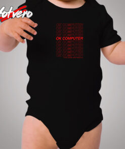 Ok Computer Cozy Baby Onesies