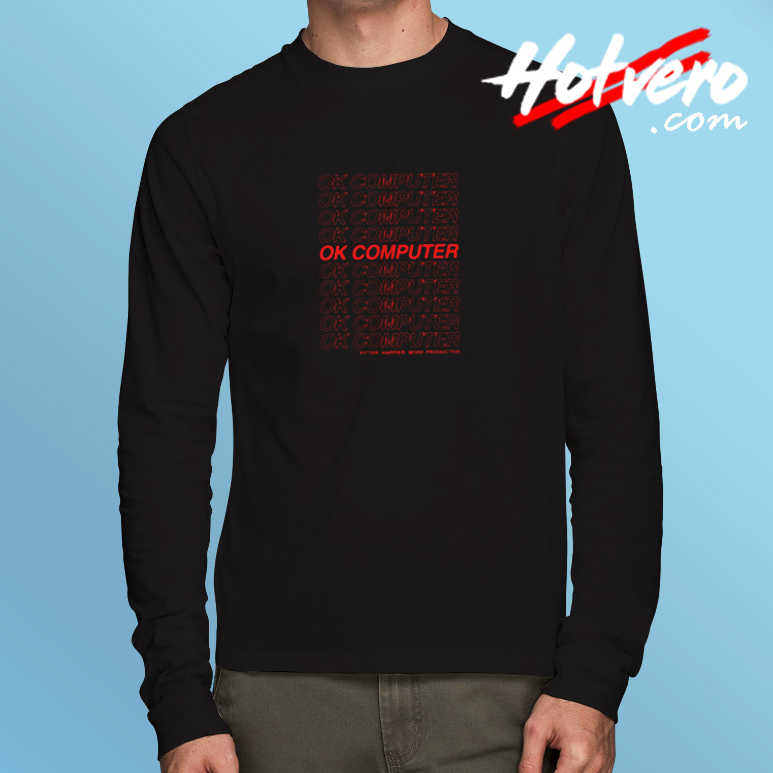 Ok Computer Long Sleeve T shirt