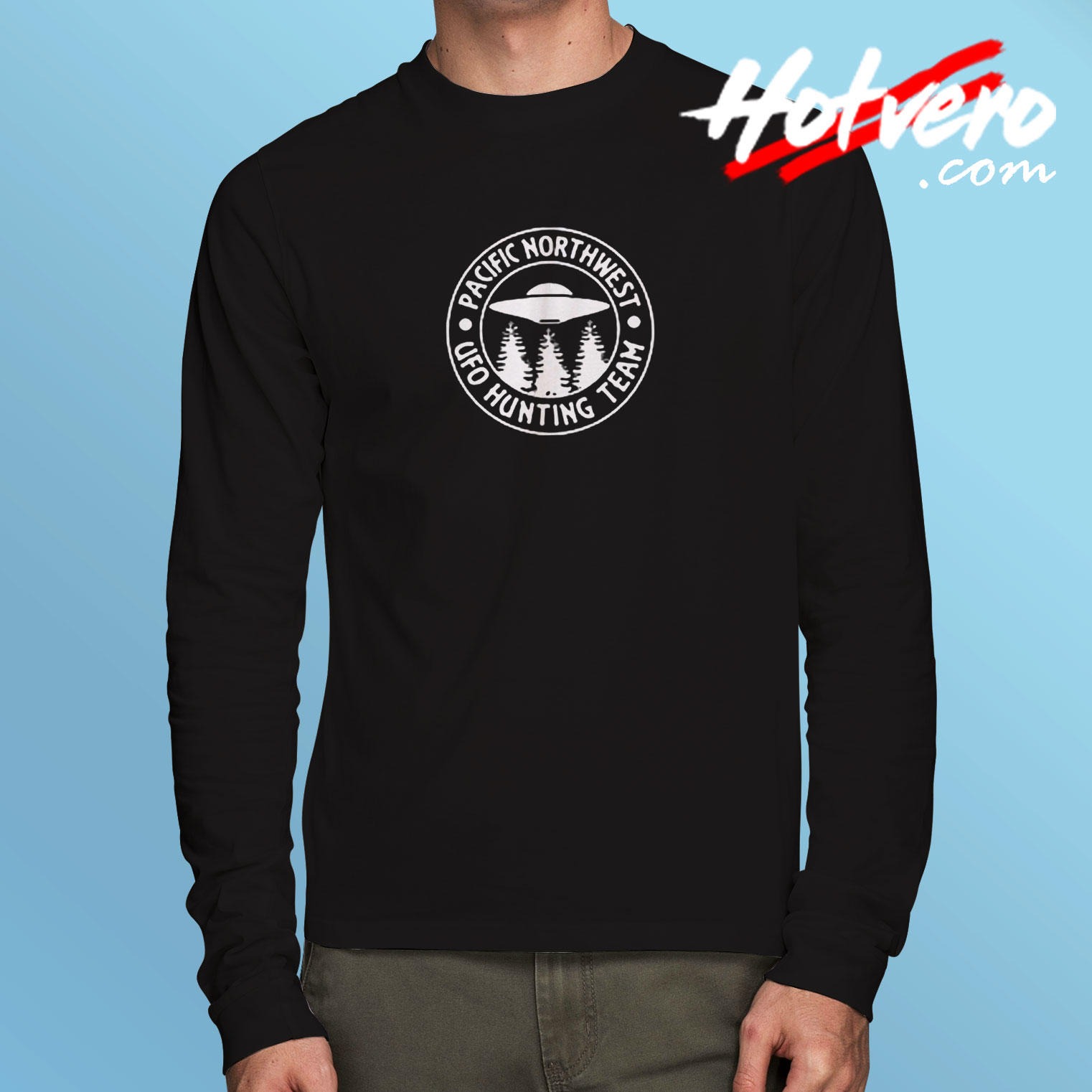Pacific Northwest Ufo Hunting Team Long Sleeve T shirt
