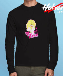 Parody Dolly Parton In The Style Of Barbie Long Sleeve T shirt