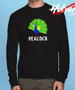 Peacock Long Sleeve T shirt