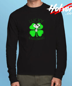 Peanuts Snoopy Lucky And Charming Long Sleeve T shirt
