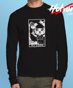 Pekoe As Ace Of Cups Long Sleeve T shirt
