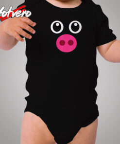 Pig Face Costume Cozy Baby Onesies