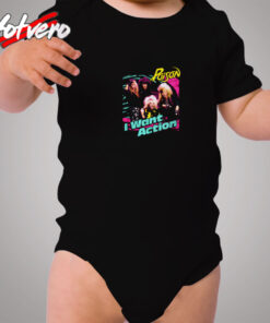 Poison I Want Action Album Cover Concert Cozy Baby Onesies