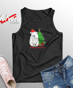 Polar Bear Christmas Aesthetic Sleeveless Shirt