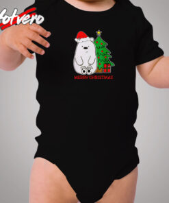 Polar Bear Christmas Cozy Baby Onesies