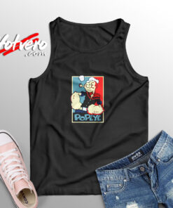 Popeye Aesthetic Sleeveless Shirt