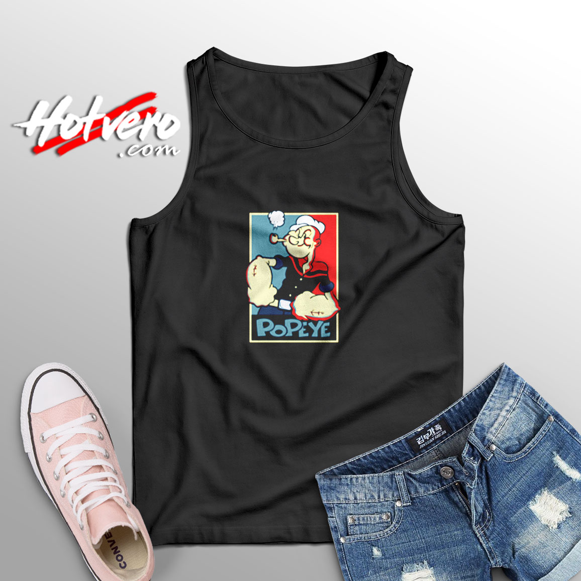 Popeye Aesthetic Sleeveless Shirt