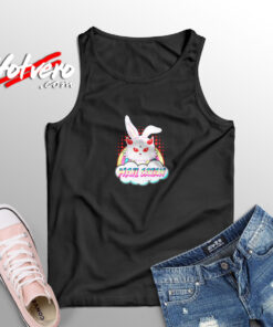 Rabbit Hail Satan Easter Demonic Baphomet Aesthetic Sleeveless Shirt