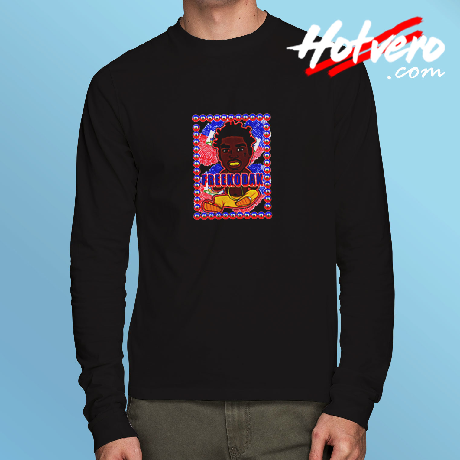 Retro Free Kodak Black Long Sleeve T shirt