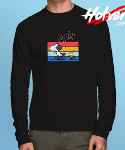Retro Snoopy Long Sleeve T shirt